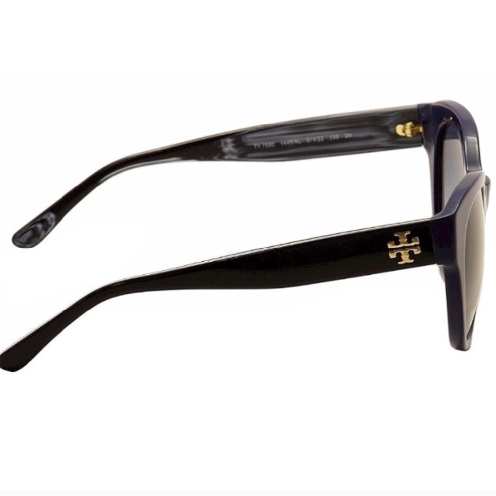 tory burch // navy + black sunnies w/blue lenses - Picture 5 of 7